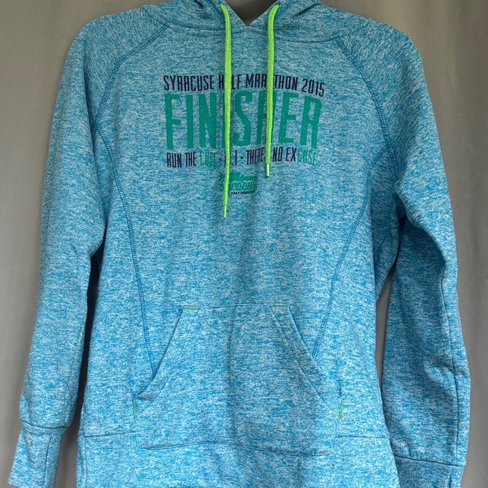 Blue Marathon Finisher Hoodie